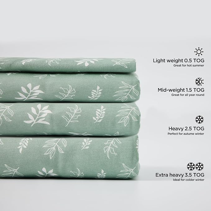 Duomiaomiao 2.5 TOG Toddler Sleep Sack 36-48 Months 100% Cotton Winter Side Open Zipper Baby Sleep Sack with Feet, Warm Toddler Wearable Blanket