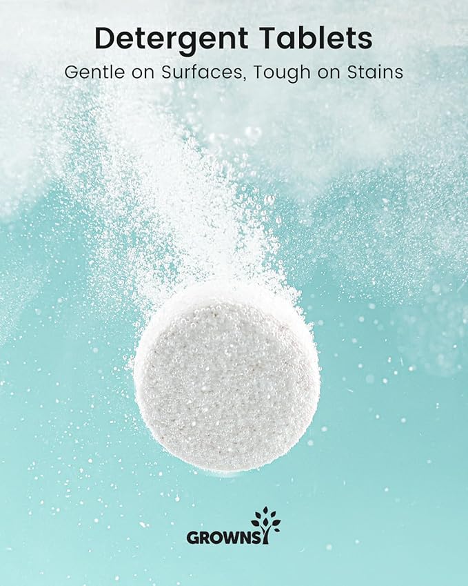 GROWNSY Official Detergent Washing Tablets - 130 PCS, Compatible with Momcozy Baby Bottle Washers