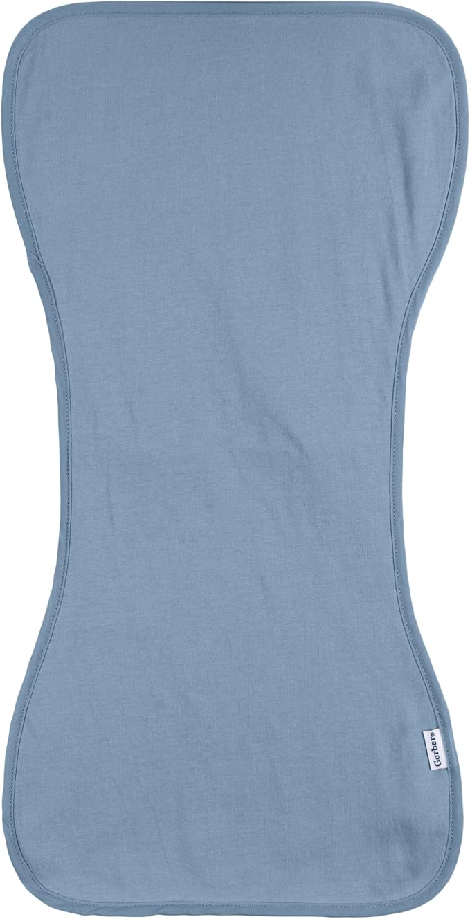 Gerber Baby Unisex Burp Cloth, Pink Blue, Size 10.5" x 21" (Pack of 60)