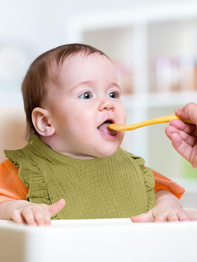 Geyoga 12 Pack Muslin Baby Bibs Adjustable Bandana Drool Bib for Unisex Cotton for Infants Boys Girls Teething