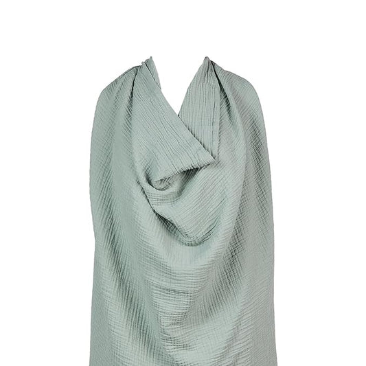 snuggle me® Nursing Cover - 100% Organic Cotton Muslin Nursing Cover Up for Breastfeeding with a BPA-Free Silicone Teether Ring, Ultra-Soft & Lightweight (33.5″ × 39.4″)