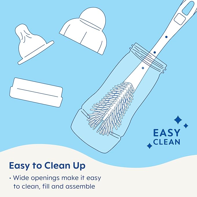 MAM Easy Active Baby Bottles 11 oz with Bonus Nipple, Fast Flow Skinsoft Silicone Nipple with Wide Neck Ergonomic Design, Easy to Hold, BPA-Free Bottles with Leak-Proof Caps for 4+ Months Baby, Unisex