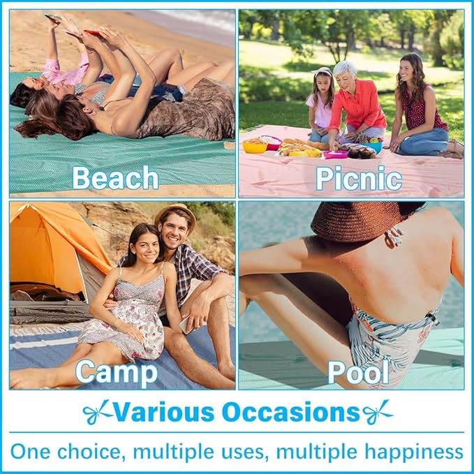 Oversized Turkish Beach Towel Blanket XXL Cotton Sandproof Towels Boho Woven Extra Large Big Sand Free Giant Throw Thick Blankets Huge Quilt XL Picnic Camping Necessities Cloud For Adult Gifts Beige