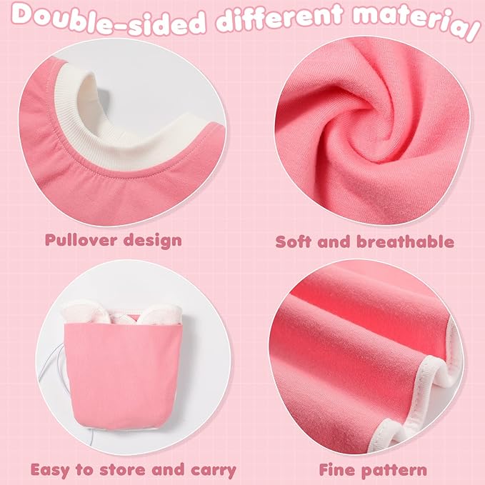 Newwiee 5 Pcs Large Towel Bib Toddler for Baby Toddler Cloth Bib Soft Pullover Baby Absorbent Full Coverage Drooling Feeding