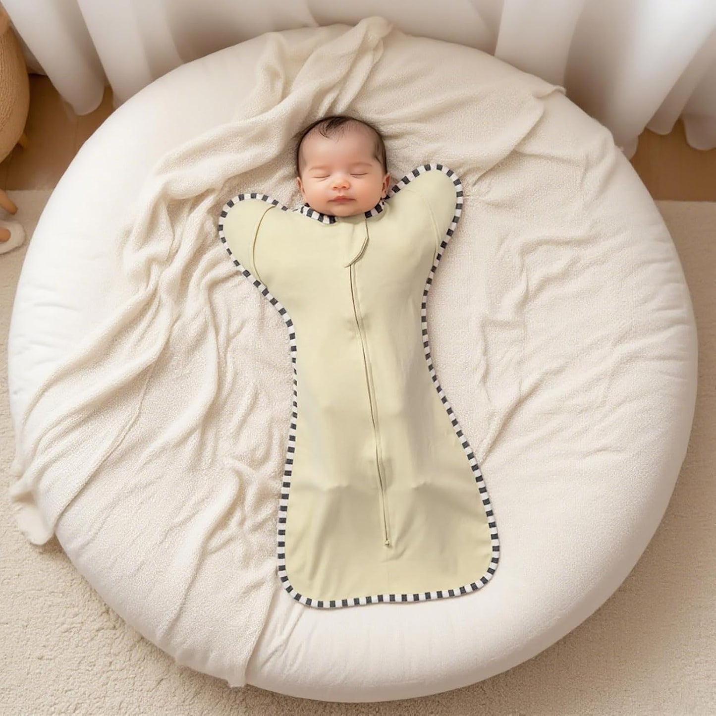 Baby Transition Swaddle 2-Pack, Newborn Sleep Sack, Arms Up Design (Arms In/Out), Infant Swaddle for Boys Girls