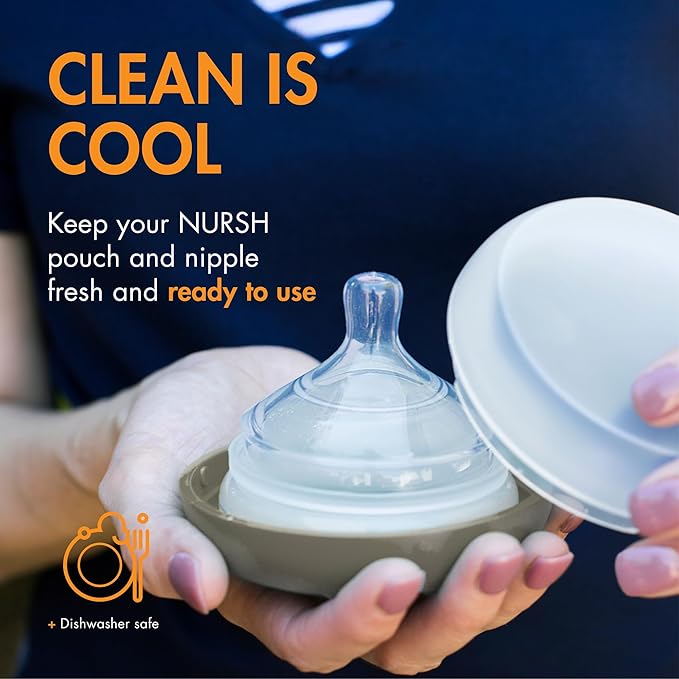 Boon Nursh Baby Bottle Gift Set - Baby Feeding Essentials for New Moms - Includes 4 Oz and 8 Oz Baby Bottles, Storage Lids, Fast Flow Nipples, Storage Buns, Straw Lid, and Mod Baby Bottle Brush Set