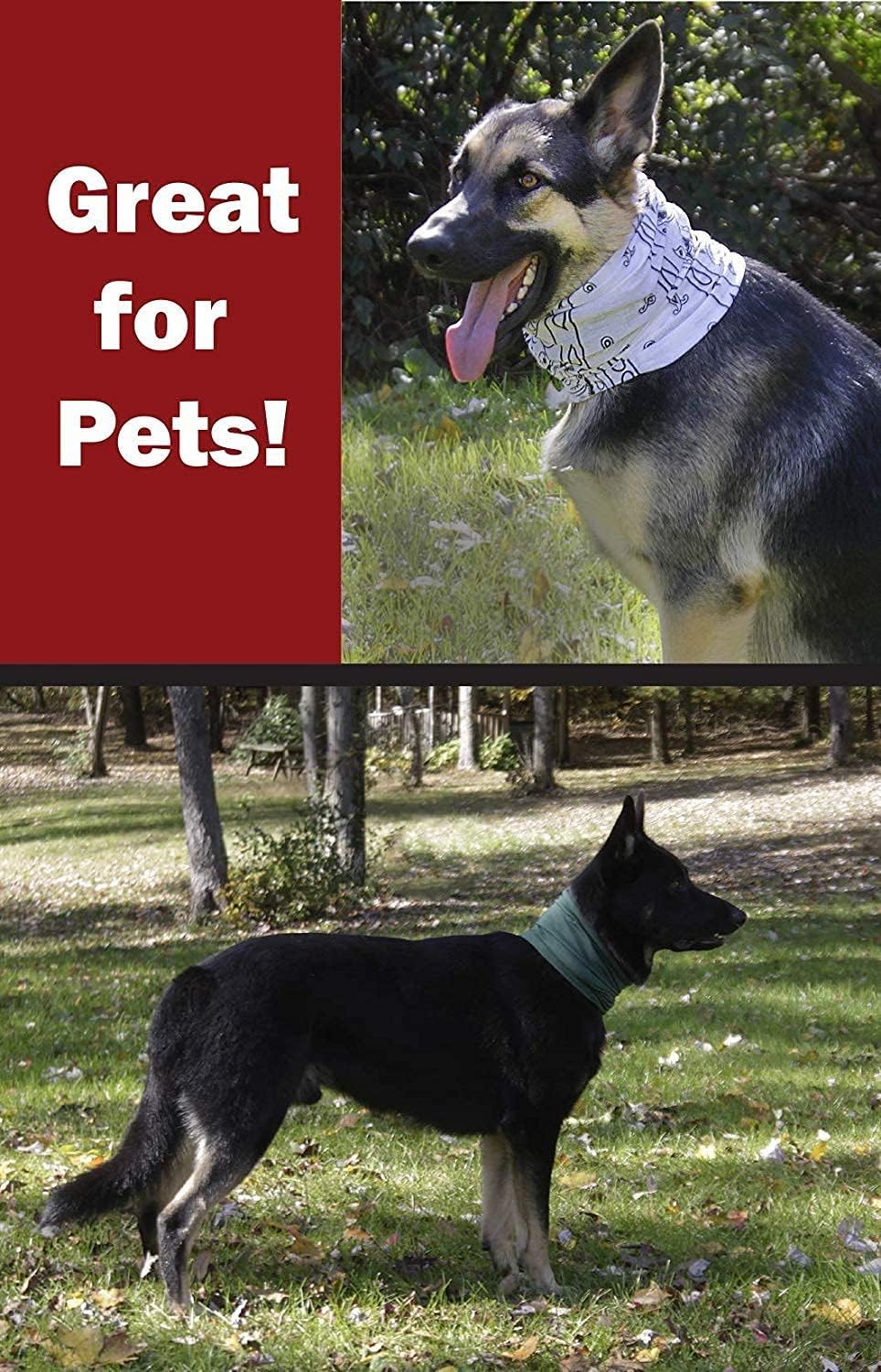 $averPak BodyForge & InsectGuard - Permethrin Treated Mosquitoes, Flies, Ticks & More Insect Repellent Tube Bandanna Neck Gaiter Headband (White Paisley)