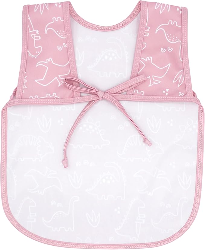 BapronBaby Animal Prints Bapron - No Neck Tie Safer Bib - Baby & Toddler - Soft Waterproof - PVC, BPA & Phthalate Free - 6m+