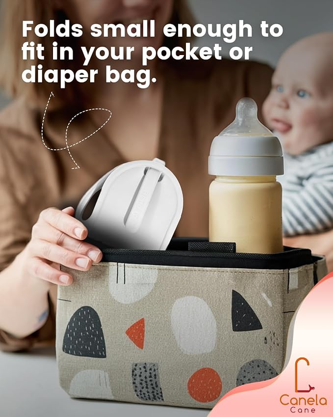 Adjustable Baby Bottle Support – Assist Feeding Tool for Parents, Non-Slip & Ergonomic Design, Fits Standard & Wide-Neck Bottles(White)