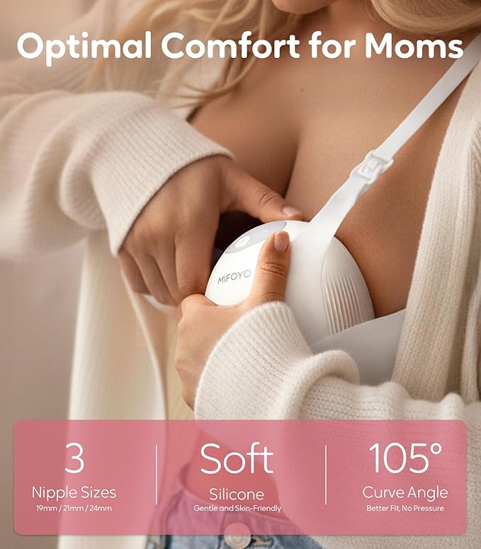 Wearable Breastfeeding Pump, Hands-Free Breast Pump – Electric Portable Breast Pump with 4 Modes & 9 Levels, 5oz Capacity, 1300mAh Battery, Clear LCD Display, Quiet <50dB, Easy to Clean, 2 Pack