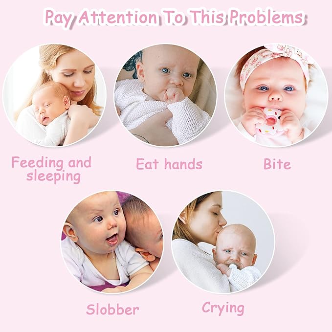 Nuanchu 8 Pcs Nipple Shields for Nursing Newborn Breastfeeding 20 mm 15 mm Nipple Shield Bulk Silicone Protector with Clear Carrying Case for Protecting Sore, Flat or Inverted