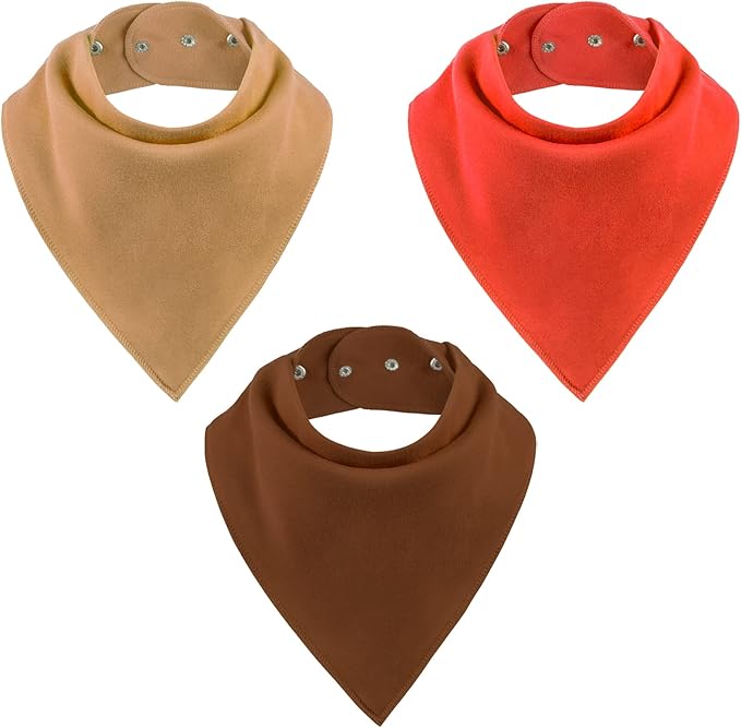 Adult Drool Bib for Special Needs, Large Elderly Bandana, Teen Bib for Women Men, Soft Absorbent Set for Kids