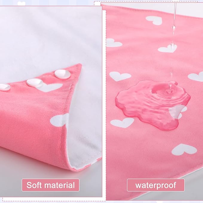 Janmercy 5 Pack Adult Drool Bandana Bibs Soft Adjustable Absorbent Christmas Drool Bibs for Christmas Special Needs Unisex Men Women