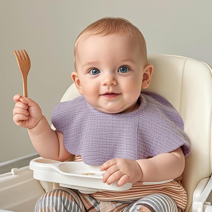 Baby Bibs Muslin Drool Teething Drooling Bibs for Baby Girl Boy Muslin Cotton