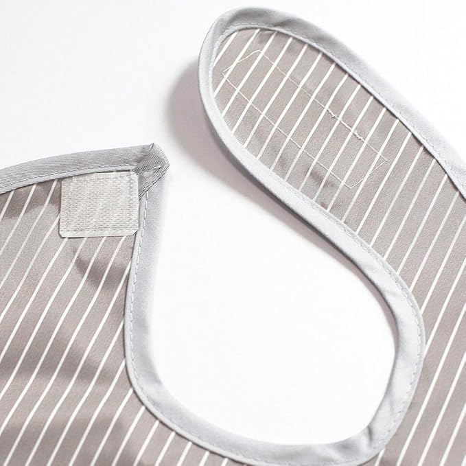 Full Coverage Waterproof Feeding Bib for Toddlers – Extra Long Apron Bib for Mealtime, Self-Feeding, BPA-Free