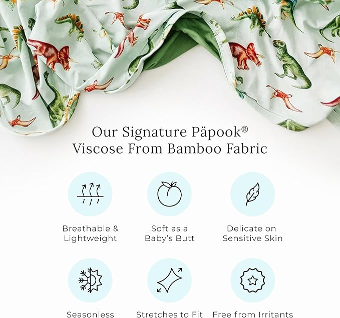 Posh Peanut Convertible Baby Sleepers - Girls Footless Baby Pajamas with 2 Way Zipper for Easy Diaper Changes