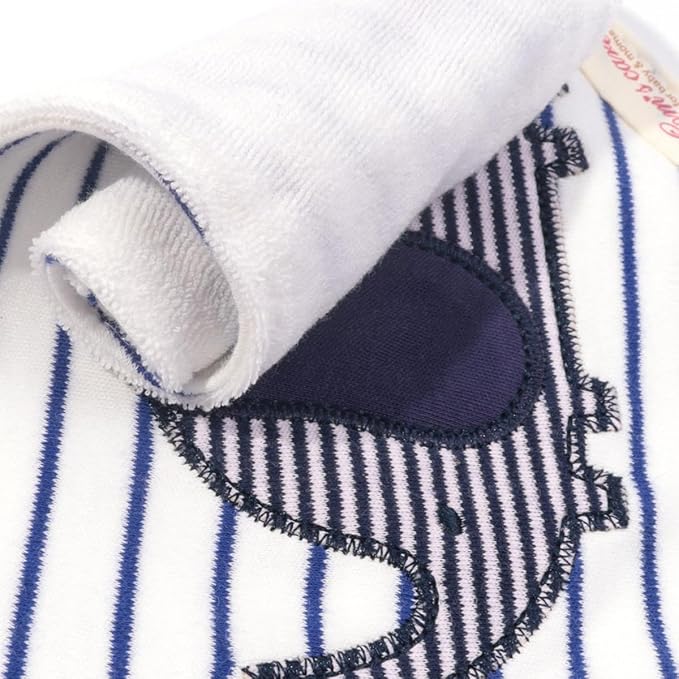 JN&LULU 3 Pack Newborn Baby Bibs Bandana Drool Bibs for Drooling Cotton Baby Gifts