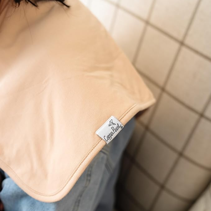 Copper Pearl Baby Burp Cloth Large 21''x10'' Size Premium Absorbent Triple Layer 3-Pack Gift Set Ryder