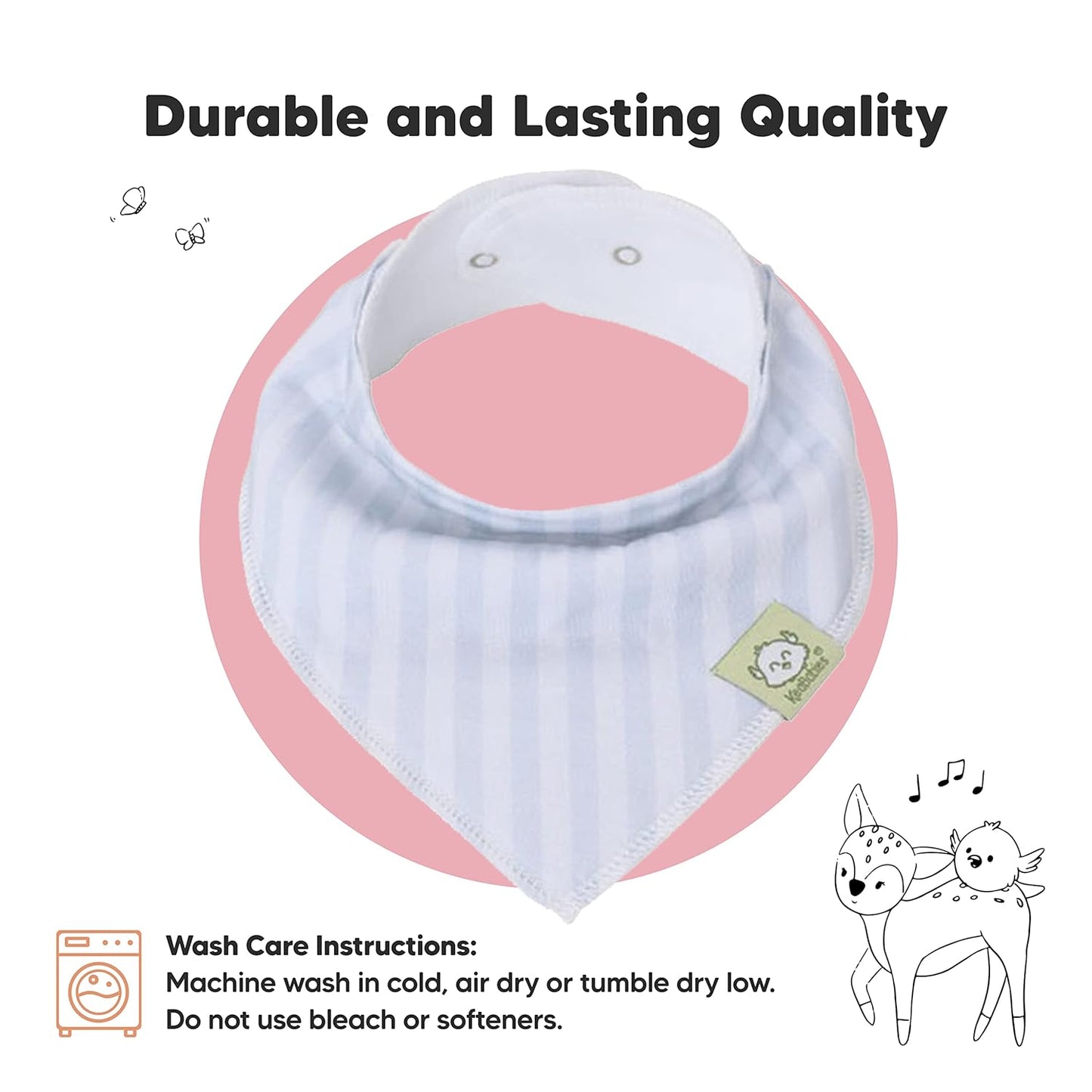 8-Pack Organic Baby Bandana Bibs for Boys, Girls - Super Absorbent Triangle Baby Bibs for Drooling and Teething Infant, 100% Cotton Extra Soft for Newborn, Infant 0-36 Months (Constellation)