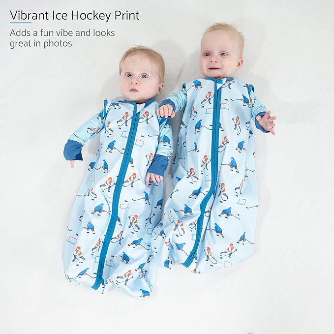 LollyBanks Baby Sleep Sack, 100% Cotton Wearable Blanket 2-Way Zipper Sleep Sacks