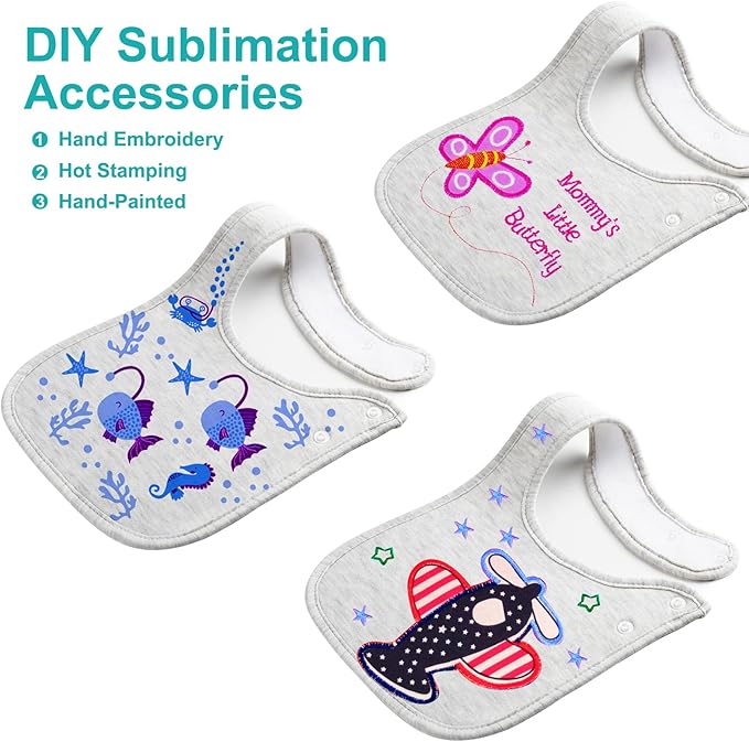 Baby Bibs Soft and Absorbent Organic Cotton Bandana Drool Bibs Set for Boys Girls Newborn 0-36 Months