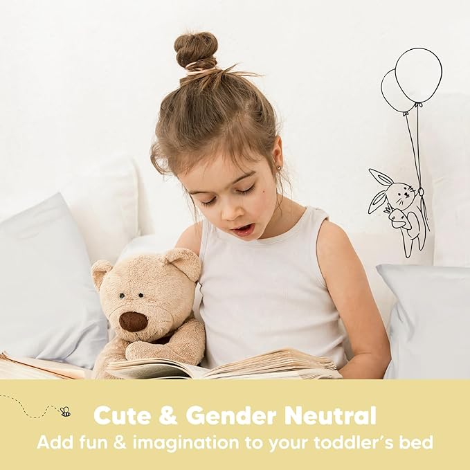 Toddler Pillow with Pillowcase - 13x18 My Little Dreamy Kids Travel Bed Pillows for Sleeping, Organic Cotton Small Pillowcase, Soft & Breathable, Machine Washable, Toddlers 2-5 Years Old (Clay)