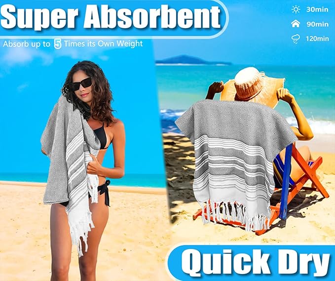 Large Throw Blanket Yoga Blanket Turkish Beach Towel Mens Birthday Gift Idea Dad Father Day Husband Brother Uncle Boyfriend Male Grandpa Him Appreciation Thank You Retirement 60th 50th 40th 30th