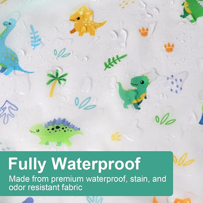 Accmor 5 Pack Long Sleeve Bibs, Baby Smock Waterproof Sleeved Bib Smock for Baby Toddler 6-36 Months