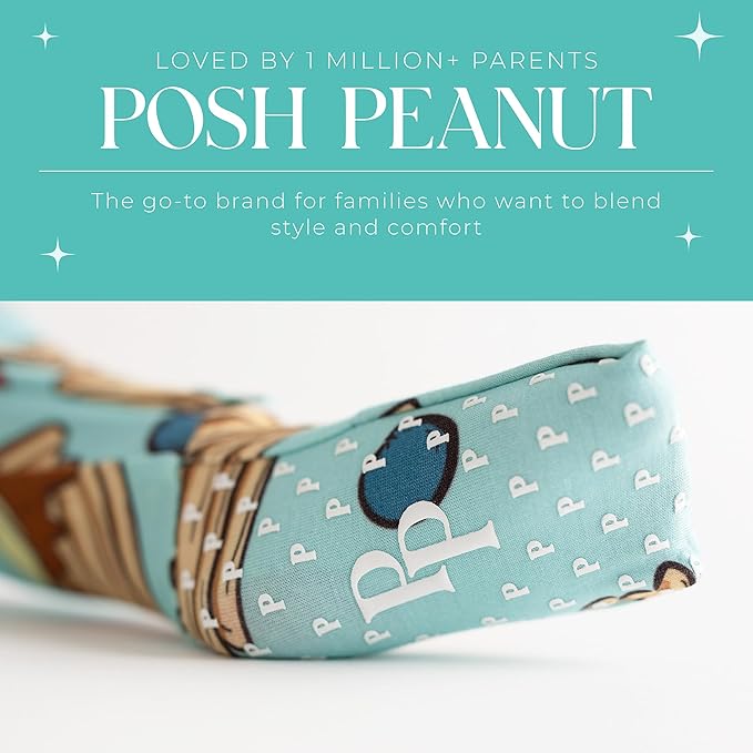 Posh Peanut Convertible Baby Sleepers - Girls Footless Baby Pajamas with 2 Way Zipper for Easy Diaper Changes