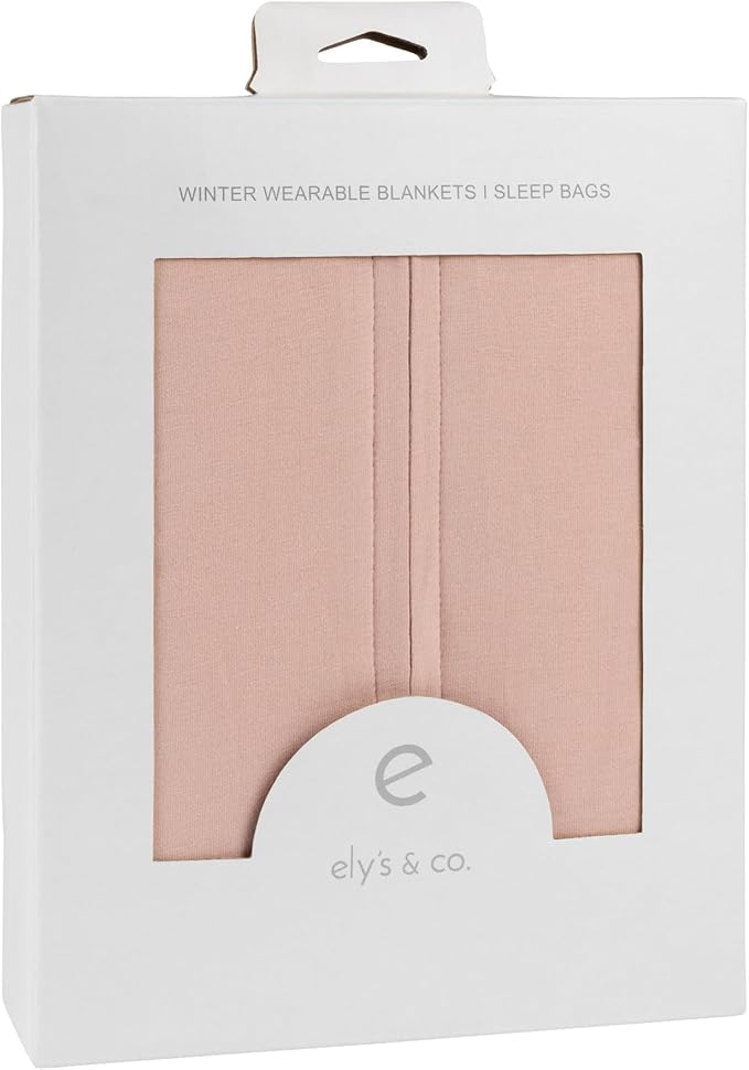 Ely's & Co. Winter Sleep Sack, Wearable Blanket with Soft Quilting, Transitional Swaddle for Baby Boy/Girl, 1.0 TOG
