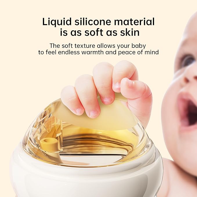 Natural Nursing Glass Baby Bottle - with Anti-Colic Vent System - BPA-Free, 2.7 oz and 5.4 oz with Slow Flow & Medium Flow Nipple, 0-6 Months, 2 Pack (Includes 4pcs Nipples)