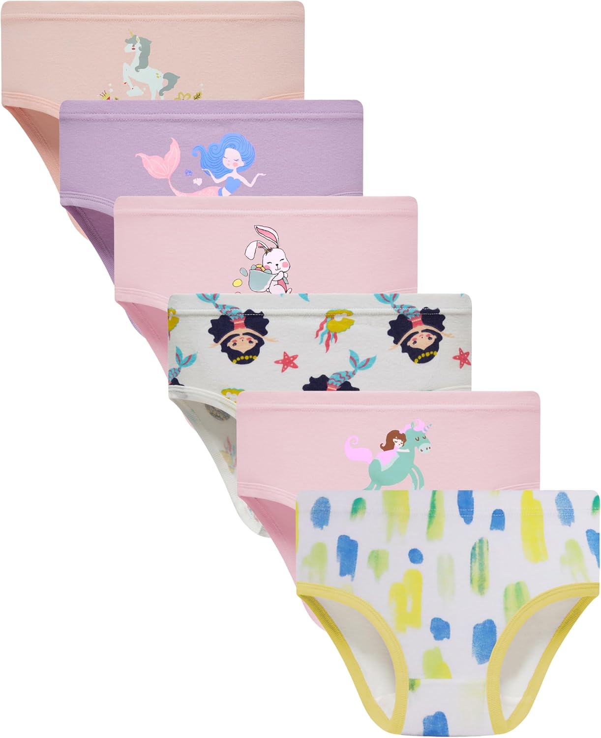 Hahan Girls Soft Panties Toddler Girls Cotton Underwear Kids Briefs