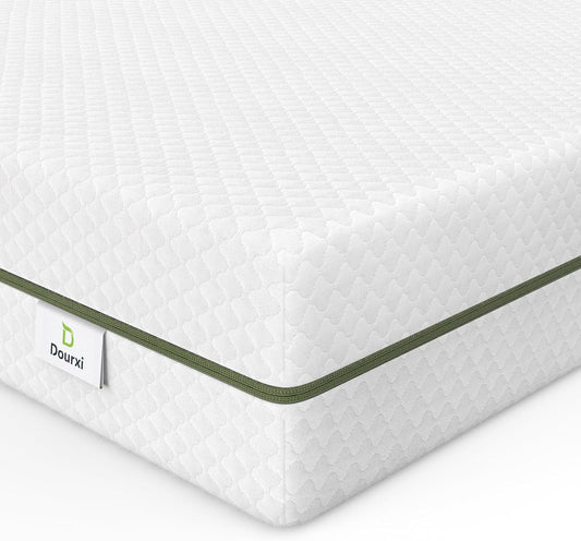 Crib Mattress, Dual-Sided Comfort Baby and Toddler Mattress with Gel Memory Foam and Removable Cover, Fits Standard Size Cribs and Toddler Bed, 52x27.5x5.5 inches