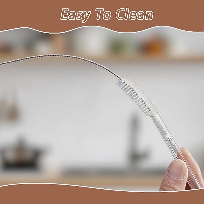 3 Pack Straw Cleaner Brush for Baby Bottles,Straw Brush Cleaner for Metal/Glass and Reusable Drinking Straws,Stanley Straw Cleaner Brush for 14oz 20oz 30oz Stanley Mugs.