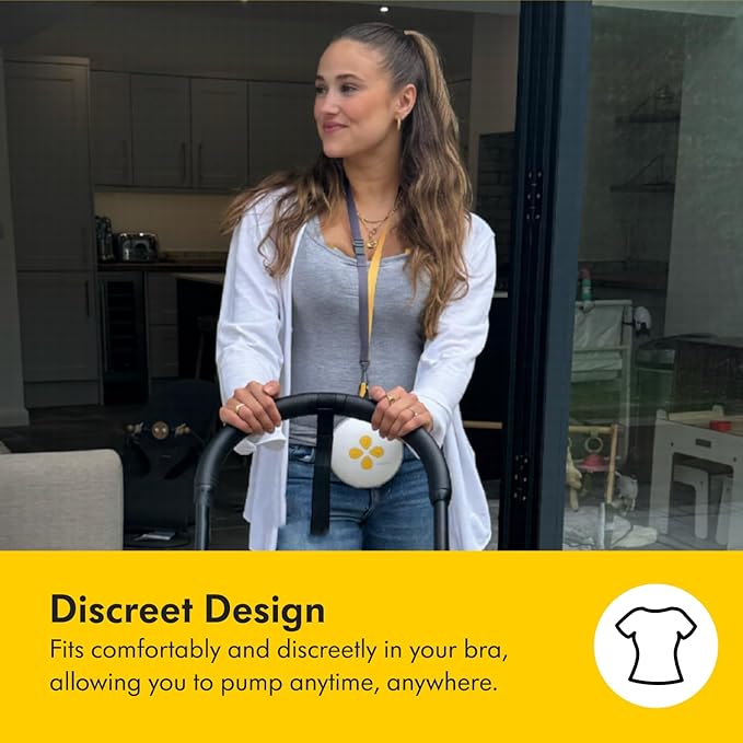 Medela Swing Maxi Hands-Free Double Electric Breast Pump, Easy and Intuitive Design for On-The-Go, Compatible with Medela Family App