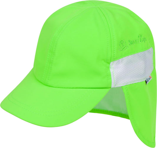 SwimZip Sun Hat with Neck Flap | UPF 50+ Protection for Baby, Toddler, and Kids