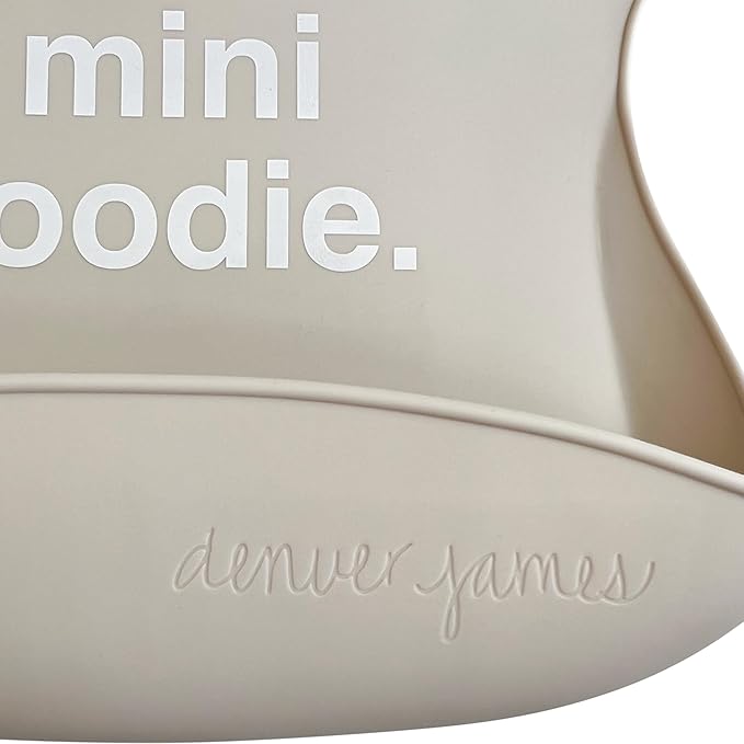 Denver James Silicone Feeding Bibs | Dishwasher Safe. Waterproof. Adjustable.