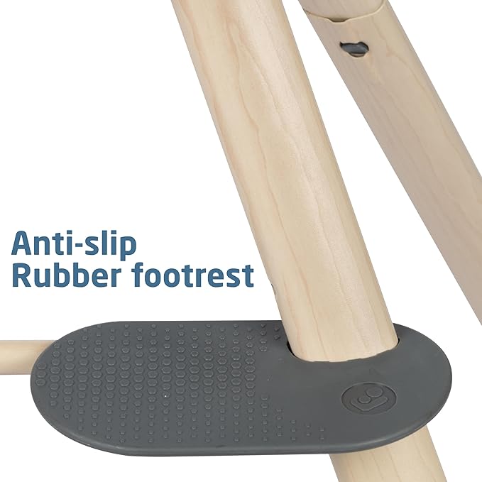 Maxi-Cosi Moa 8-in-1 High Chairs for Babies and Toddlers, Machine Washable Infant High Chair, Compact, Convertible High Chair Lightweight Design, Classic Graphite