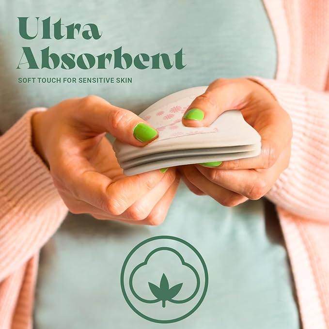 Maya by Biopure Disposable Nursing Pads for Breastfeeding | Ultra Absorbent Disposable Breast Pads with 5-Layer Protection for Breastfeeding and Pumping Moms | Individually Wrapped (200 Count)