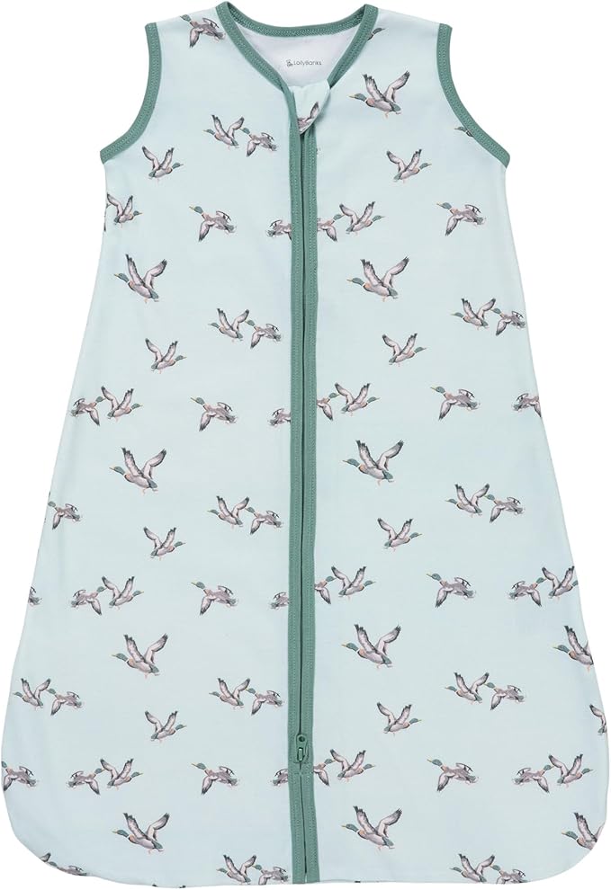 LollyBanks Baby Sleep Sack, 100% Cotton Wearable Blanket 2-Way Zipper Sleep Sacks