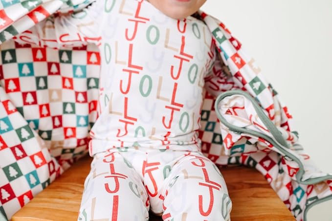 Copper Pearl Large Premium Knit Baby 3 Layer Stretchy Quilt Blanket Jolly