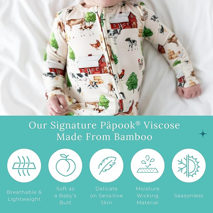 Posh Peanut Convertible Baby Sleepers - Girls Footless Baby Pajamas with 2 Way Zipper for Easy Diaper Changes