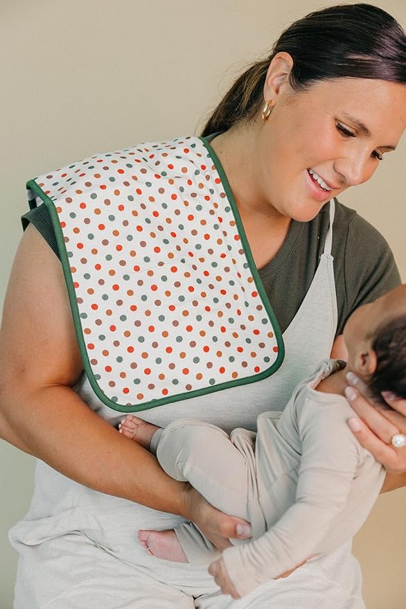 Copper Pearl Baby Burp Cloth Large 21''x10'' Size Premium Absorbent Triple Layer 3-Pack Gift Set Gingerbread