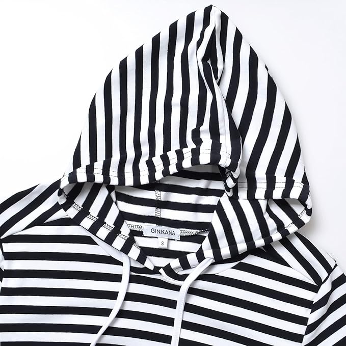 GINKANA Women's Nursing Hoodie Sweatshirt Long Sleeves Breastfeeding Maternity Tops Casual Clothes