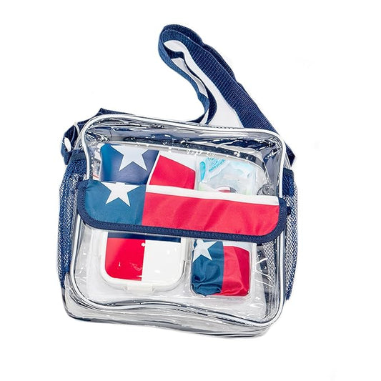 Refresh-A-Baby Feeding Essentials Kit for Feeding on The go Includes: Universal Bottle Top Adaptor Resealable Container Silicone Bib Clear Travel Bag & More (Texas Star)