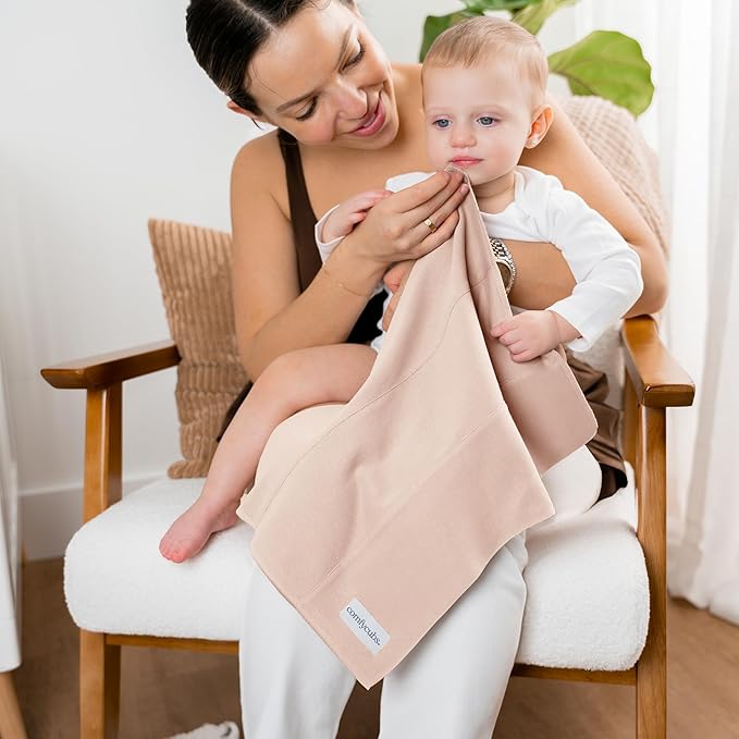 Comfy Cubs Baby Burp Cloths Set (Pack of 6) - Large, 6-Layer, Ultra Absorbent 100% Cotton for Infant Spit-Up, Drool, and Messes - Soft, Gentle, Thoughtful New Born Baby Gifts, Multi