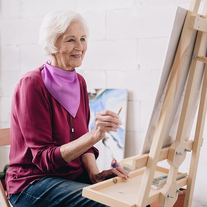 Adult Drool Bib for Special Needs, Large Elderly Bandana, Teen Bib for Women Men, Soft Absorbent Set for Kids