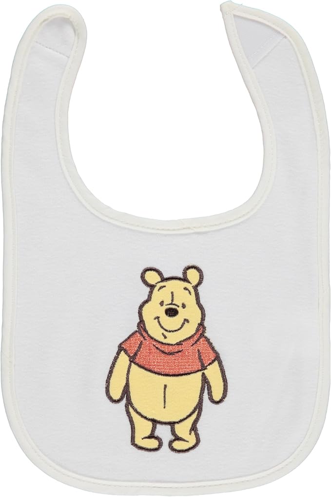 Disney 10-Pack Mickey Mouse Baby Bibs – Ten Soft, Absorbent, and Adjustable Cotton Bibs for Mess Free Meals