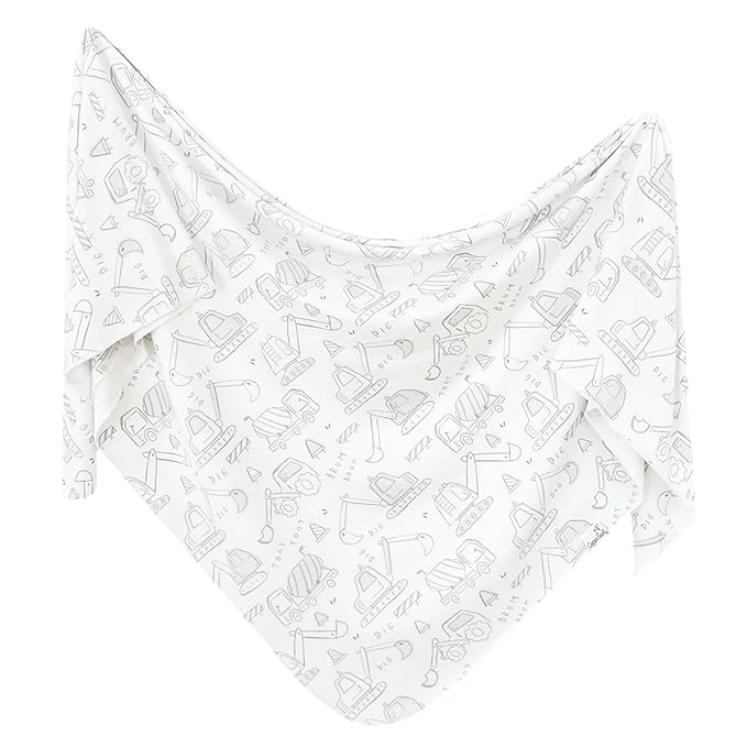 Copper Pearl Large Premium Knit Baby Swaddle Receiving Blanket Gage