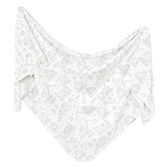 Copper Pearl Large Premium Knit Baby Swaddle Receiving Blanket Gage